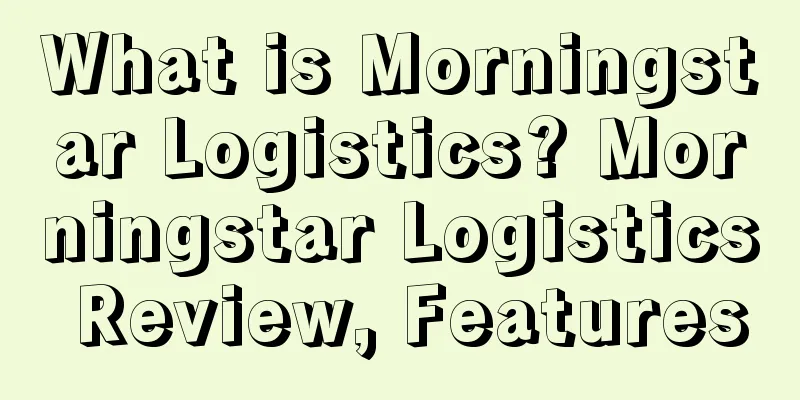 What is Morningstar Logistics? Morningstar Logistics Review, Features