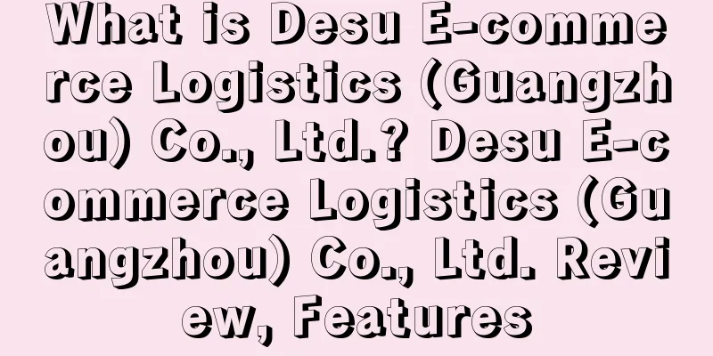 What is Desu E-commerce Logistics (Guangzhou) Co., Ltd.? Desu E-commerce Logistics (Guangzhou) Co., Ltd. Review, Features