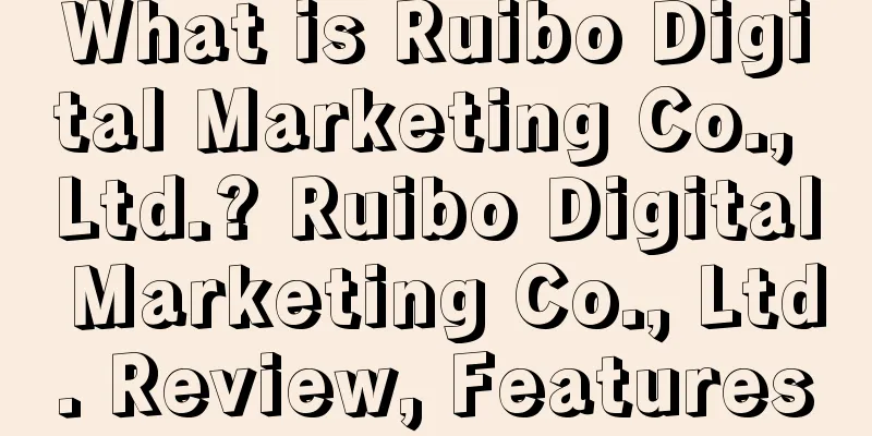 What is Ruibo Digital Marketing Co., Ltd.? Ruibo Digital Marketing Co., Ltd. Review, Features