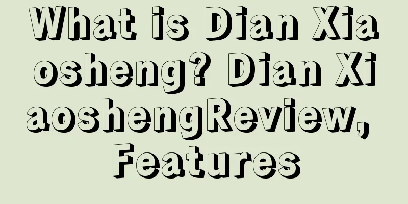 What is Dian Xiaosheng? Dian XiaoshengReview, Features