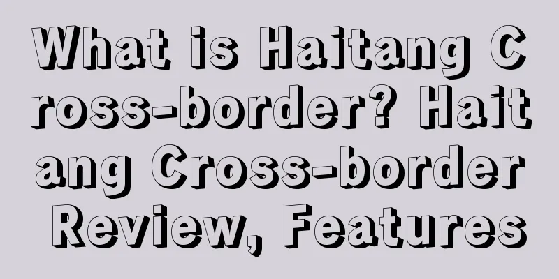 What is Haitang Cross-border? Haitang Cross-border Review, Features