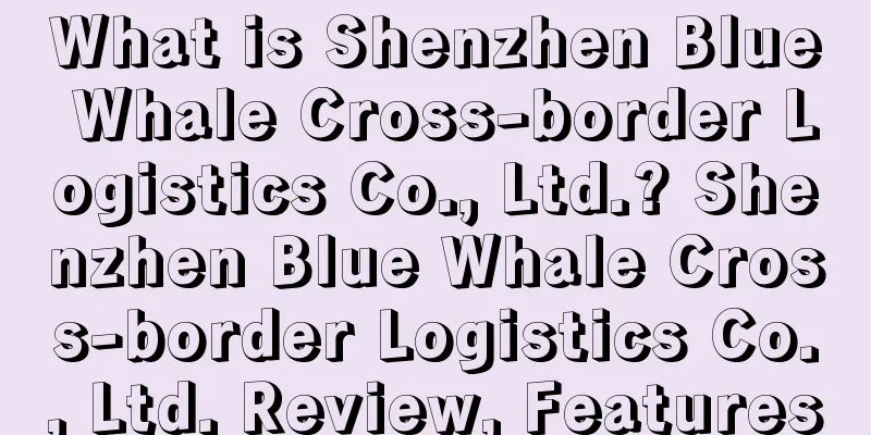 What is Shenzhen Blue Whale Cross-border Logistics Co., Ltd.? Shenzhen Blue Whale Cross-border Logistics Co., Ltd. Review, Features