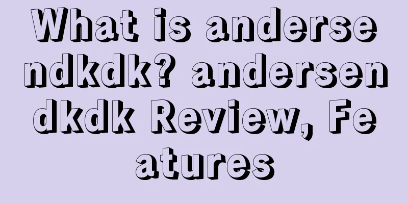 What is andersendkdk? andersendkdk Review, Features