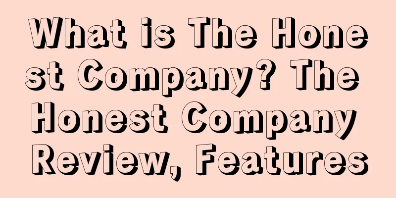 What is The Honest Company? The Honest Company Review, Features