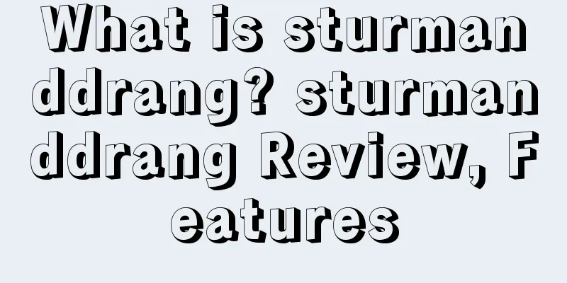 What is sturmanddrang? sturmanddrang Review, Features