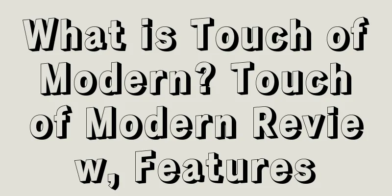 What is Touch of Modern? Touch of Modern Review, Features