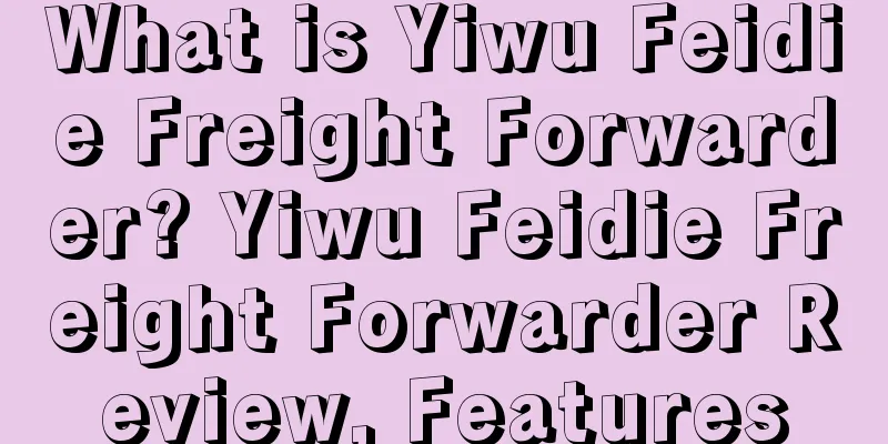 What is Yiwu Feidie Freight Forwarder? Yiwu Feidie Freight Forwarder Review, Features