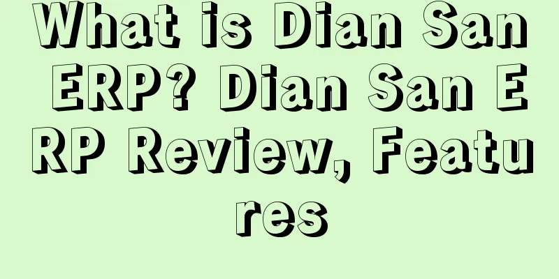 What is Dian San ERP? Dian San ERP Review, Features