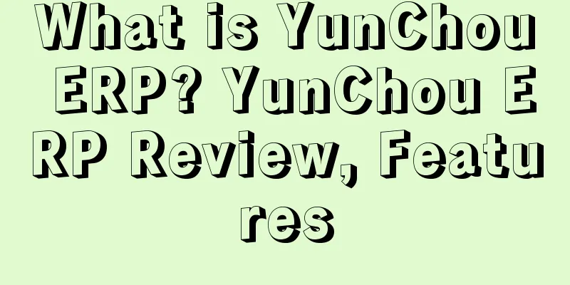 What is YunChou ERP? YunChou ERP Review, Features