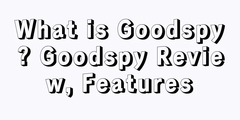 What is Goodspy? Goodspy Review, Features