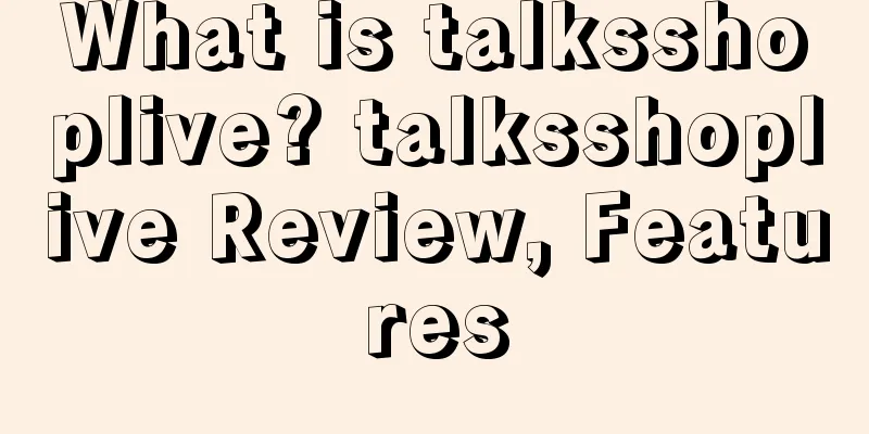 What is talksshoplive? talksshoplive Review, Features