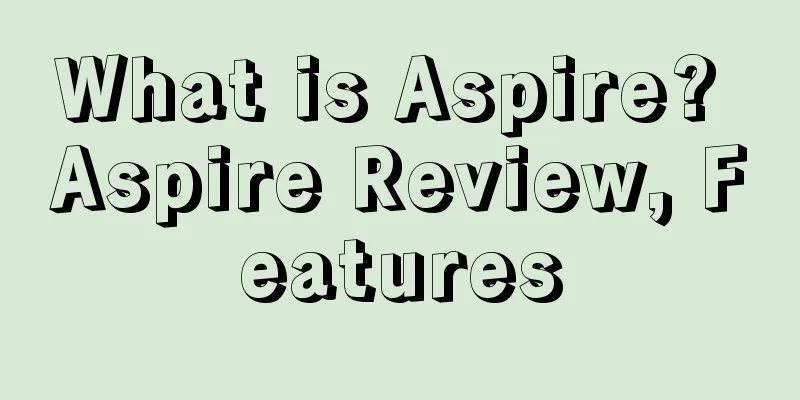 What is Aspire? Aspire Review, Features