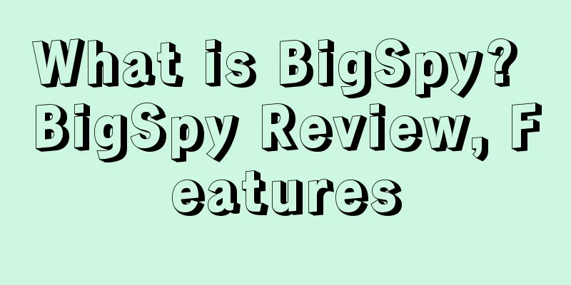 What is BigSpy? BigSpy Review, Features