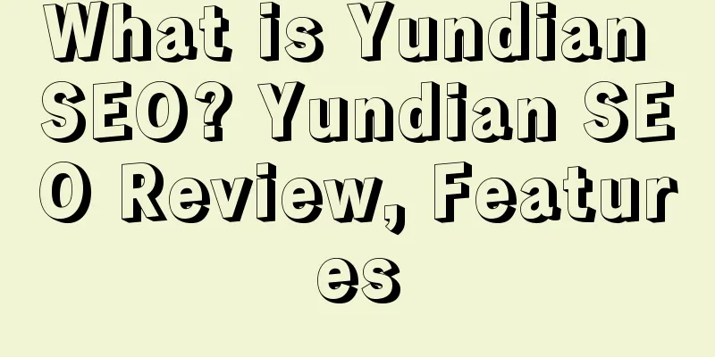 What is Yundian SEO? Yundian SEO Review, Features