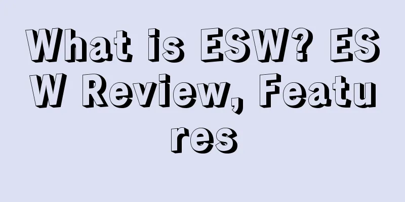 What is ESW? ESW Review, Features
