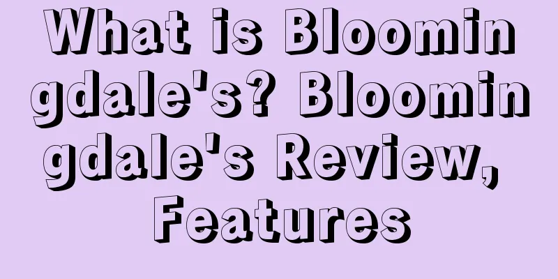 What is Bloomingdale's? Bloomingdale's Review, Features