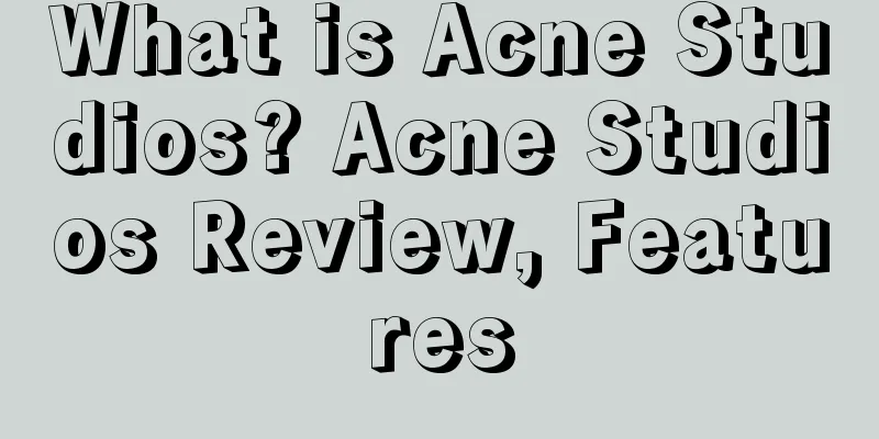 What is Acne Studios? Acne Studios Review, Features