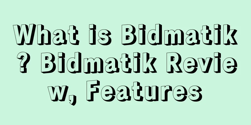 What is Bidmatik? Bidmatik Review, Features