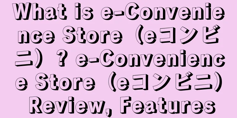 What is e-Convenience Store（eコンビニ）? e-Convenience Store（eコンビニ） Review, Features