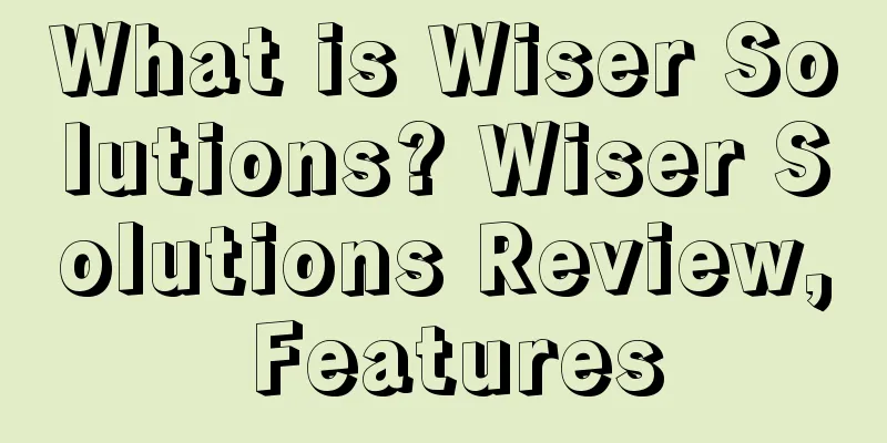 What is Wiser Solutions? Wiser Solutions Review, Features