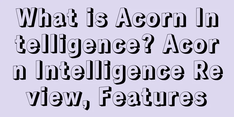 What is Acorn Intelligence? Acorn Intelligence Review, Features