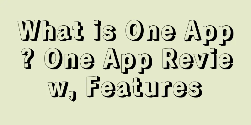What is One App? One App Review, Features