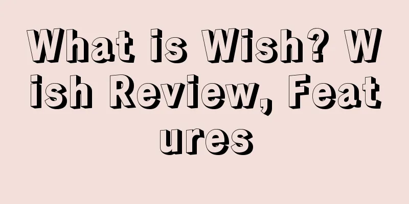 What is Wish? Wish Review, Features