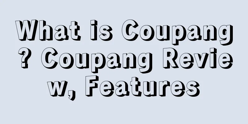 What is Coupang? Coupang Review, Features