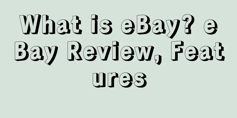 What is eBay? eBay Review, Features