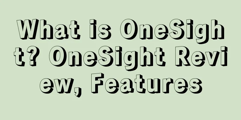 What is OneSight? OneSight Review, Features