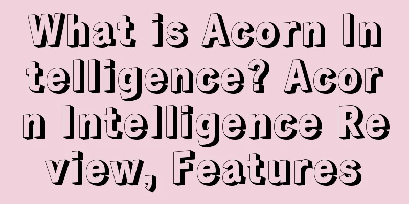 What is Acorn Intelligence? Acorn Intelligence Review, Features