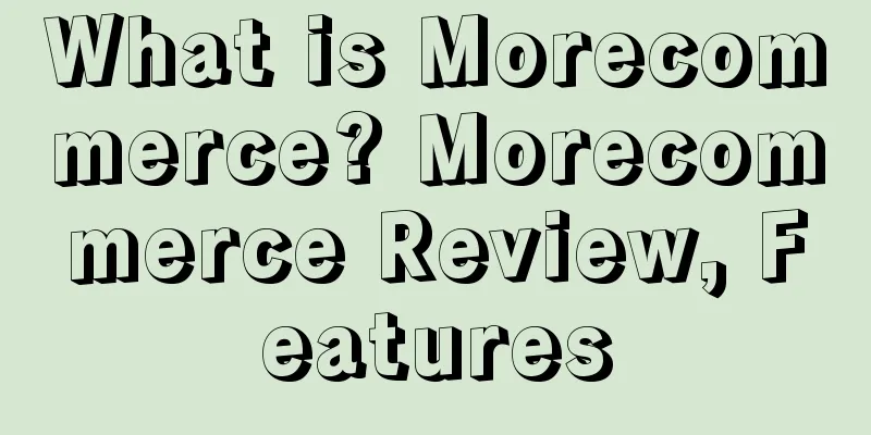 What is Morecommerce? Morecommerce Review, Features