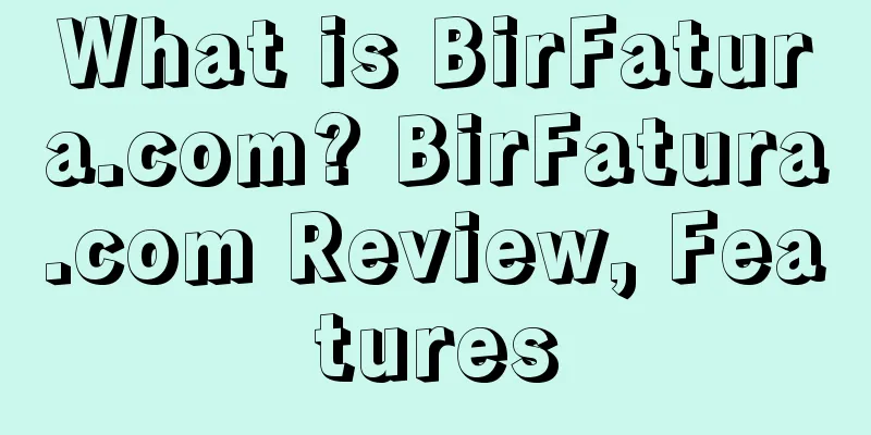 What is BirFatura.com? BirFatura.com Review, Features