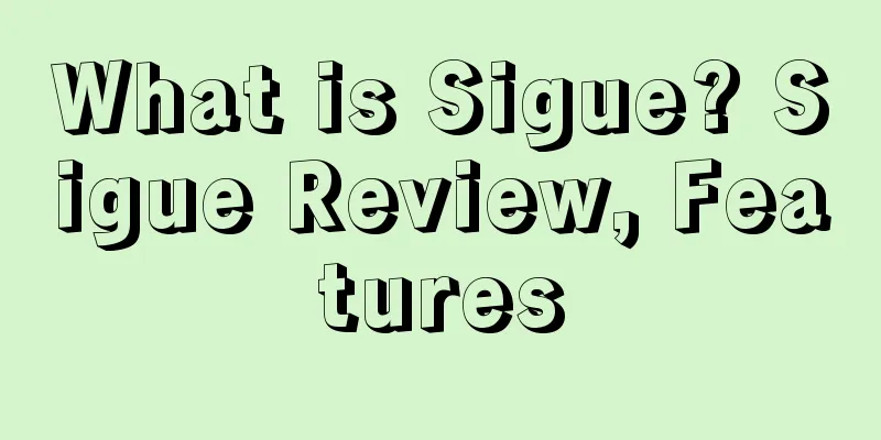 What is Sigue? Sigue Review, Features