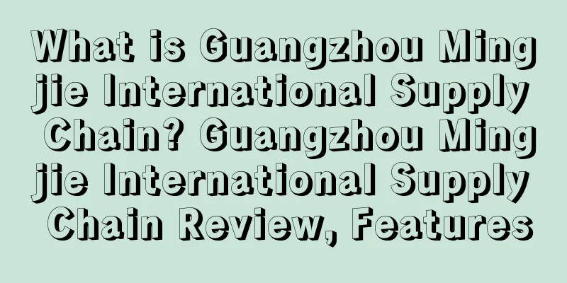 What is Guangzhou Mingjie International Supply Chain? Guangzhou Mingjie International Supply Chain Review, Features