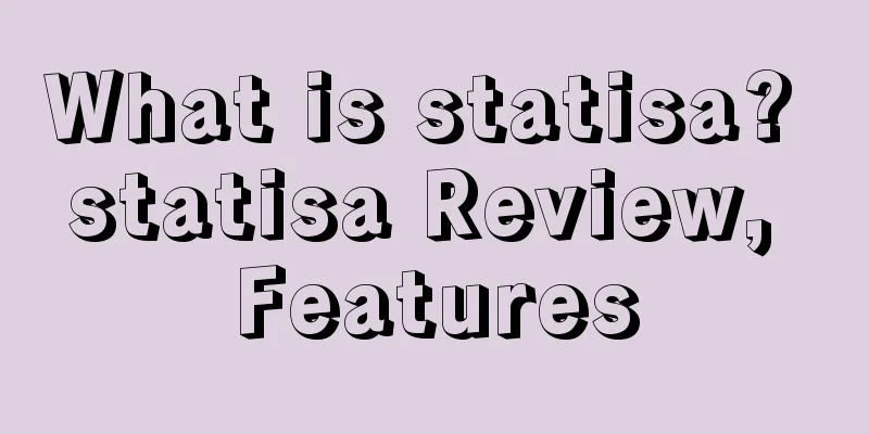 What is statisa? statisa Review, Features
