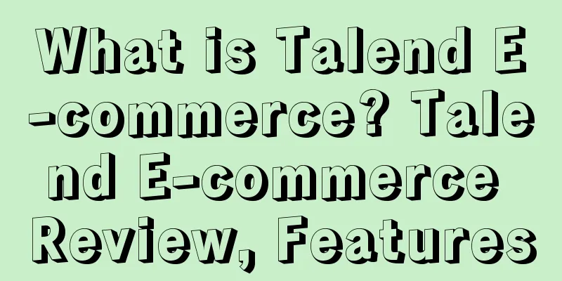 What is Talend E-commerce? Talend E-commerce Review, Features