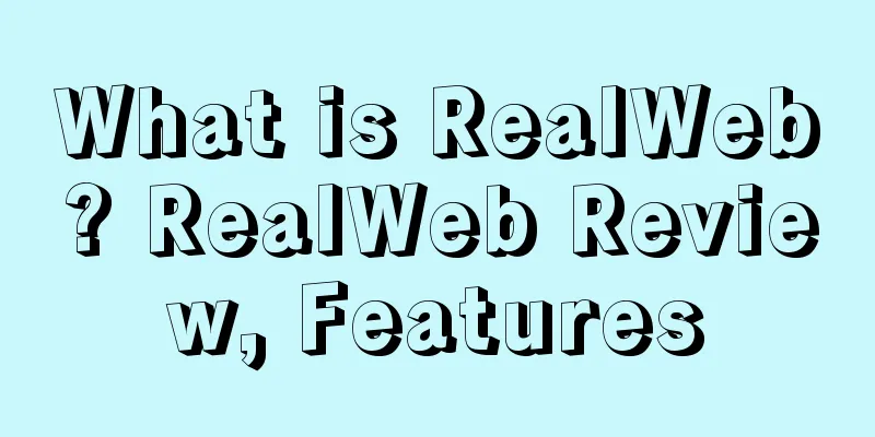 What is RealWeb? RealWeb Review, Features