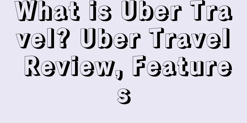 What is Uber Travel? Uber Travel Review, Features