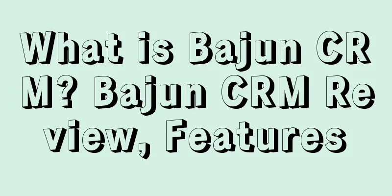 What is Bajun CRM? Bajun CRM Review, Features