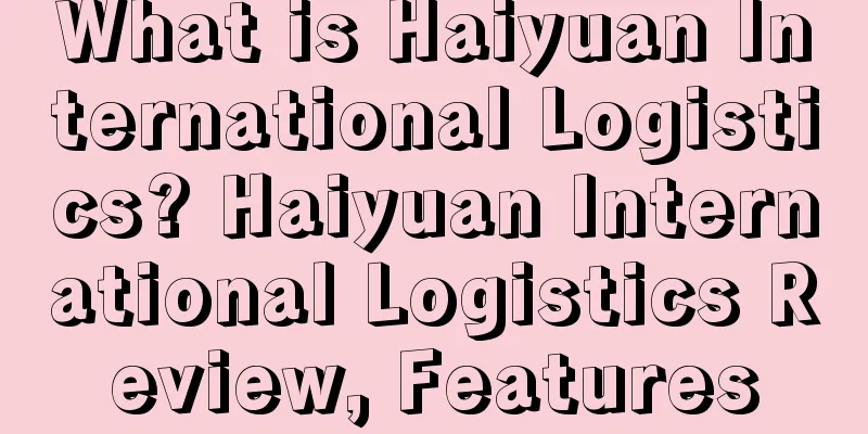 What is Haiyuan International Logistics? Haiyuan International Logistics Review, Features
