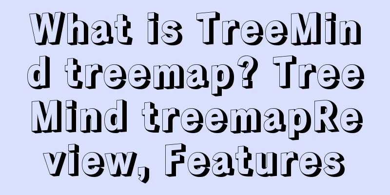 What is TreeMind treemap? TreeMind treemapReview, Features
