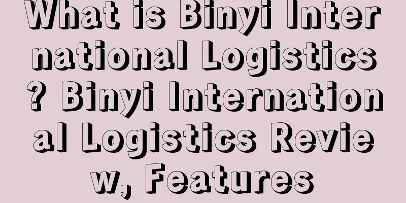 What is Binyi International Logistics? Binyi International Logistics Review, Features