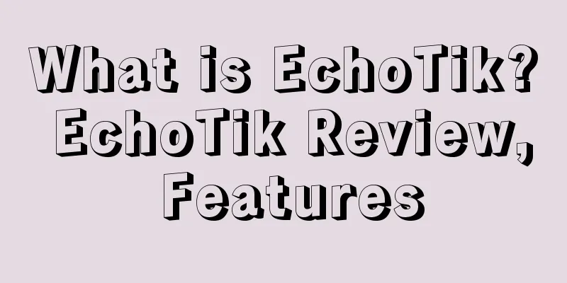 What is EchoTik? EchoTik Review, Features