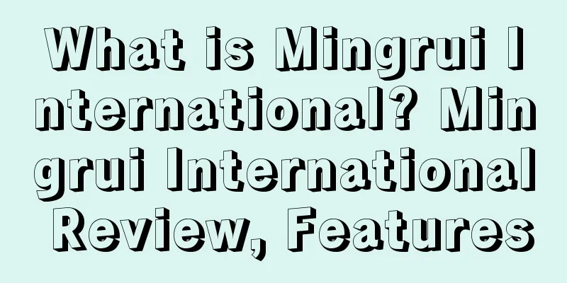 What is Mingrui International? Mingrui International Review, Features
