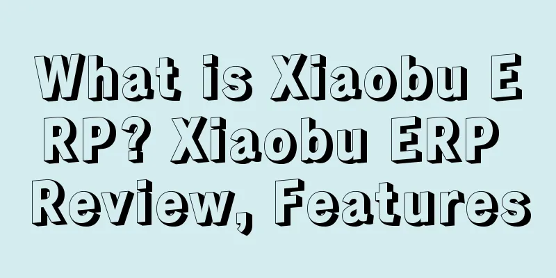 What is Xiaobu ERP? Xiaobu ERP Review, Features
