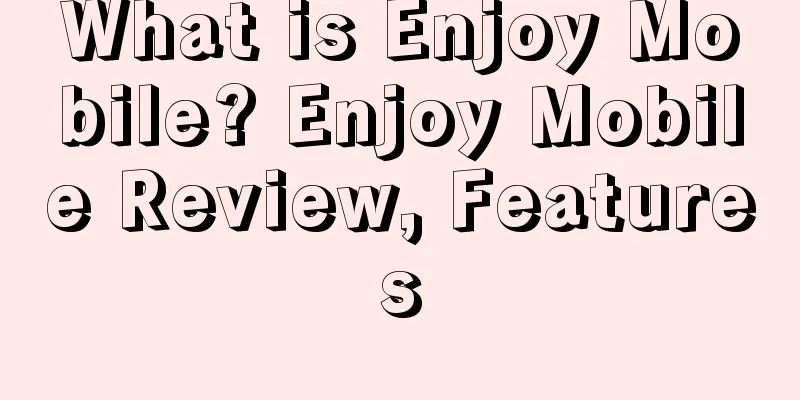 What is Enjoy Mobile? Enjoy Mobile Review, Features