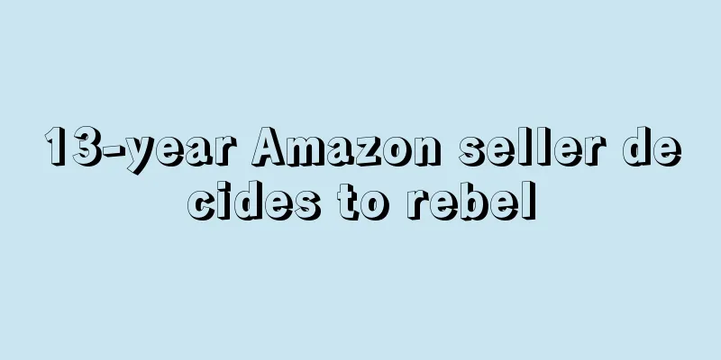 13-year Amazon seller decides to rebel