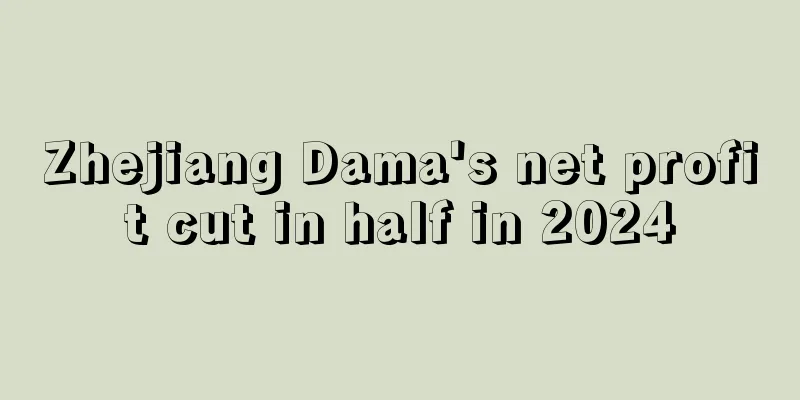 Zhejiang Dama's net profit cut in half in 2024