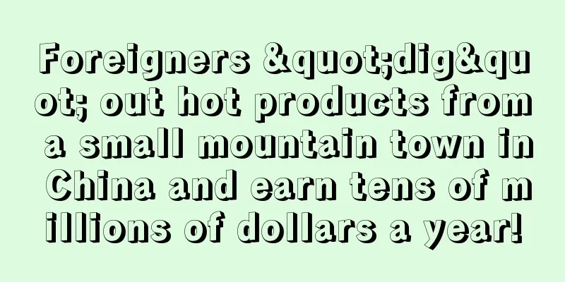 Foreigners "dig" out hot products from a small mountain town in China and earn tens of millions of dollars a year!